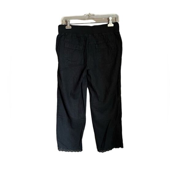 Per se black linen blend cropped pants - Picture 10 of 10
